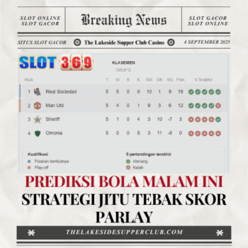 Prediksi Bola Malam Ini Strategi Jitu Tebak Skor Parlay